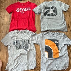 Set of 4 boys large t shirts